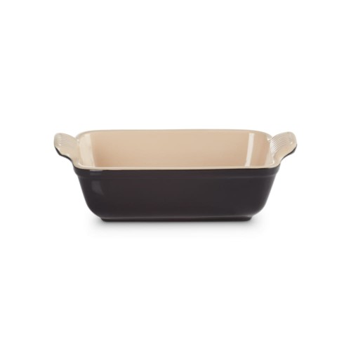 Prostokątna forma do zapiekania, kamionka Le Creuset 19cm / 1,1L, czarny błyszczący