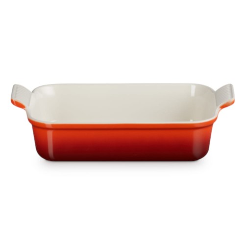Prostokątna forma do zapiekania, kamionka Le Creuset 26cm / 2,4L, wiśniowa