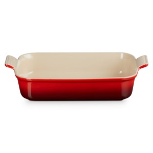Prostokątna forma do zapiekania, kamionka Le Creuset 32cm / 4L, wiśniowy