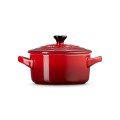 Mini Cocotte Le Creuset kamionka 10cm / 0.25L, wiśniowy