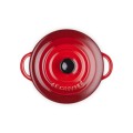 Mini Cocotte Le Creuset kamionka 10cm / 0.25L, wiśniowy