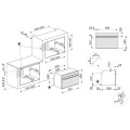 Piekarnik kompaktowy z funkcją pary Smeg SO4104S4PG Neptune Grey