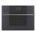 Piekarnik kompaktowy z funkcją mikrofali Smeg SO4104M2PG Neptune Grey