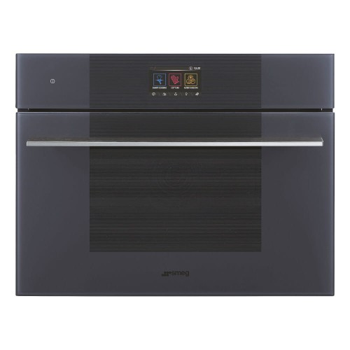 Piekarnik kompaktowy z funkcją mikrofali Smeg SO4104M2PG Neptune Grey