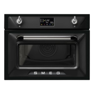 Piekarnik kompaktowy z funkcją mikrofali Smeg SO4902M1N "PROMOCJA" + GRATIS