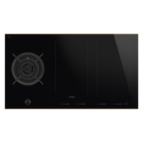 Płyta indukcyjno-gazowa Smeg PM6954R, linia Dolce Stil Novo