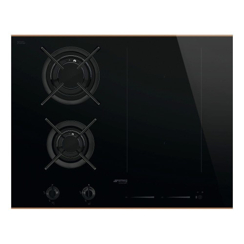 Płyta indukcyjno-gazowa Smeg PM6643R, linia Dolce Stil Novo