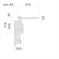 Płyta indukcyjna z wyciągiem Falmec Brera 90 800m/h