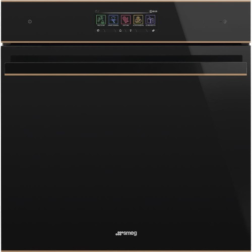 Piekarnik elektryczny z funkcją pary Smeg SOP6606WS2PNR, linia Dolce Stil Novo