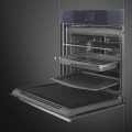 Piekarnik elektryczny z funkcją pary Smeg SOP6104S2PG Neptune Grey
