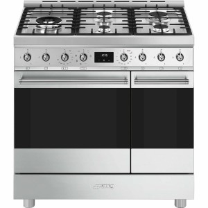 Kuchnia wolnostojąca z płytą gazową Smeg C92GMX2 + GRATIS "PROMOCJA"