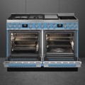 Kuchnia wolnostojąca z płytą indukcyjną, gazową i grillem Teppanyaki Smeg CPF120IGMPT