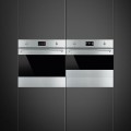 Kompaktowy piekarnik elektryczny z funkcją pary Smeg SO4302S3X