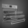 Kompaktowy piekarnik elektryczny z funkcją pary Smeg SO4302S3X