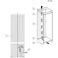 Chłodziarko-zamrażarka do zabudowy Miele KF 7731 E