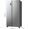 Chłodziarko-zamrażarka side-by-side Gorenje NRR9185EAXL