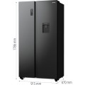 Chłodziarko-zamrażarka side-by-side Gorenje NRR9185EABXLWD