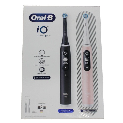 Szczoteczka elektryczna Oral-B iO6 DuoPack Black + Pink