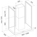 Okap wyspowy Falmec Europa Isola 120 Inox