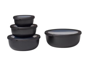 Mepal - Zestaw 4 misek Cirqula 350+750+1250+2250 Black