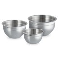 Zestaw 3 misek do mieszania ze stali nierdzewnej z pokrywkami Le Creuset