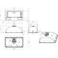 Okap podszafkowy Gorenje BHI611ES