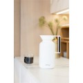 Vialli - Termos z wkładem szklanym Vialli Design Lungo 1L biały 9255
