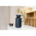 Vialli - Termos z wkładem szklanym Vialli Design Lungo 1L czarny 9262