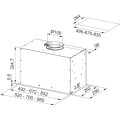 Okap podszafkowy Franke Box Flush Premium A70 czarny mat 305.0665.392