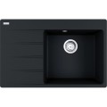 Franke Centro CNG 611-78 TL Onyx, ociekacz po lewej stronie 114.0633.143 + GRATIS