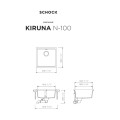 Zlewozmywak Schock Cristadur Kiruna N-100L Day Linia Studio