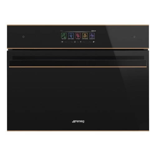 Piekarnik kompaktowy z funkcją mikrofali Smeg SO4606WM2PNR linia Dolce Stil Novo