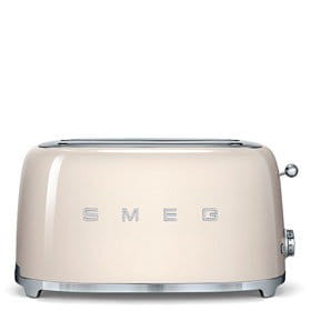 Toster Smeg TSF02CREU, 4 kromki kremowy