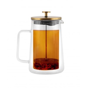 Vialli - Zaparzacz do herbaty 1000ml Diva złoty mat, 9286