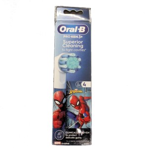 Końcówki do szczoteczki Oral-B EB10S-2 Spider-Man (4 szt.)
