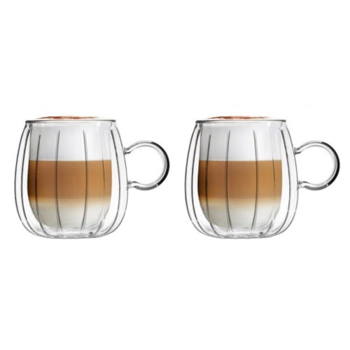 Vialli - Komplet 2 szklanek z uchem Tulip 350ml 8814
