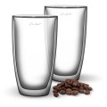 Zestaw 2szt szklanek termicznych do kawy latte 380ml Lamart Vaso LT9011