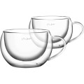 Zestaw 2szt szklanek termicznych do kawy cappuccino 270ml Lamart Vaso LT9012