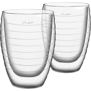 Zestaw 2szt szklanek termicznych do soku 370ml Lamart Vaso LT9013