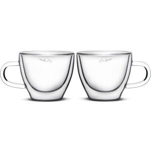 Zestaw 2szt szklanek do cappuccino Lamart Vaso 190ml LT9026