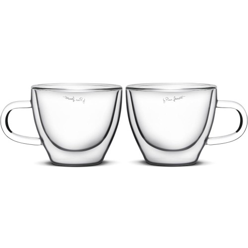 Zestaw 2szt szklanek do cappuccino Lamart Vaso 190ml LT9026