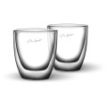 Zestaw 2szt szklanek termicznych do kawy espresso 80ml Lamart Vaso LT9009