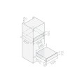 Szuflada grzewcza Elica Virtus Warm Drawer 60 PP BL