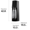 Saturator Sodastream Terra Megapack black 2x1L 1x0,5L