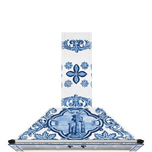 Okap kominowy Smeg KT90DGME Dolce & Gabbana Blu Mediterraneo
