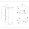 Chłodziarko-zamrażarka typu french-door Smeg FQ60XDE
