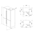 Chłodziarko-zamrażarka typu french-door Smeg FQ60NDE