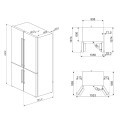 Chłodziarko-zamrażarka typu french-door Smeg FQ60BDE