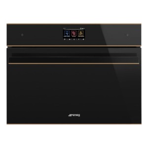 Kompaktowy piekarnik z funkcją mikrofali Smeg SO4604M2PNR, linia Dolce Stil Novo "PROMOCJA"