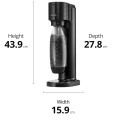 Saturator Sodastream Gaia black